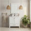 Meuble-lavabo de 30 po avec rangement en bois