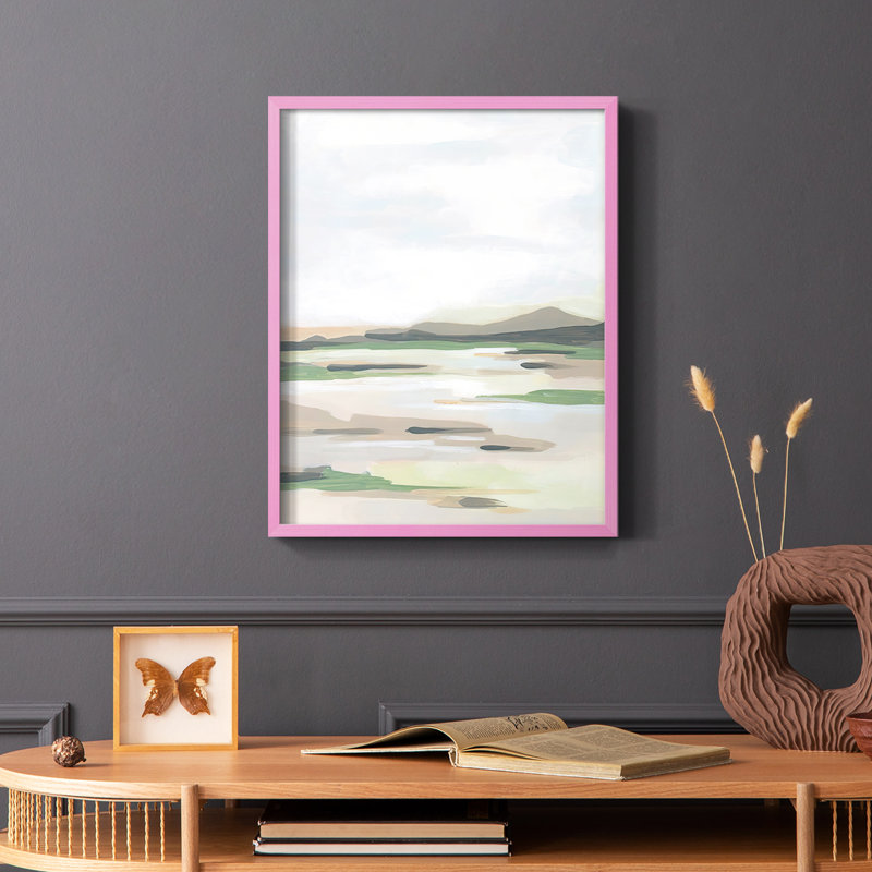Reproduction encadrée Mesa Verde II - bois massif, Noir, H 20 po x l 16 po