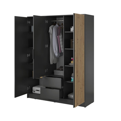 Andzela 3 Door Wardrobe