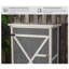 Finna 3 ft. W x 1 ft. D Solid Wood Sliplap Flat Garden Shed-1865149635