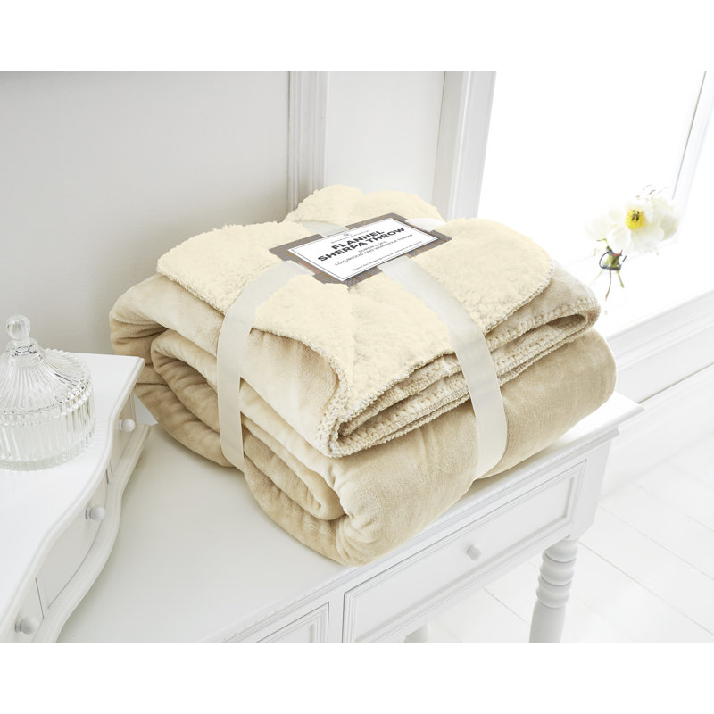 Throw Blanket, W200 x L240cm, Cream