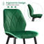 Color 45.5cm H Tufted Velvet Upholstered Side Chair-39837624
