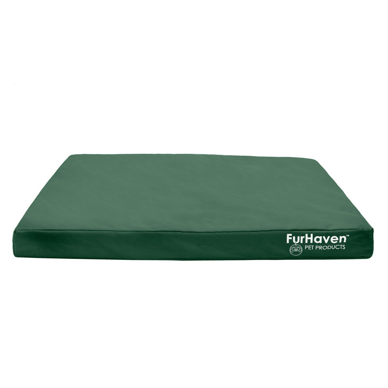 Large Forest Green Orthopedic Cooling Gel Outdoor Dog Bed