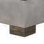 Modern Concrete & Acacia Rectangular Coffee Table