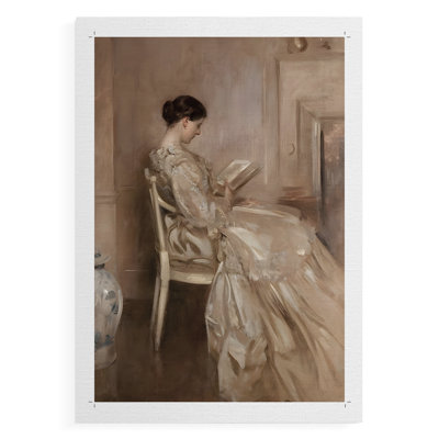 Impression de portrait rétro Cxxxi - reproduction de toile seulement - non encadrée