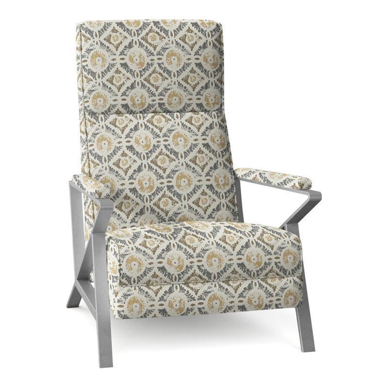 Infinity Recliner, Brushed Nickel, Perigold Wittstock Mist