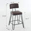 Ensemble de 2 tabourets de bar industriels, sans les tables-1641206494