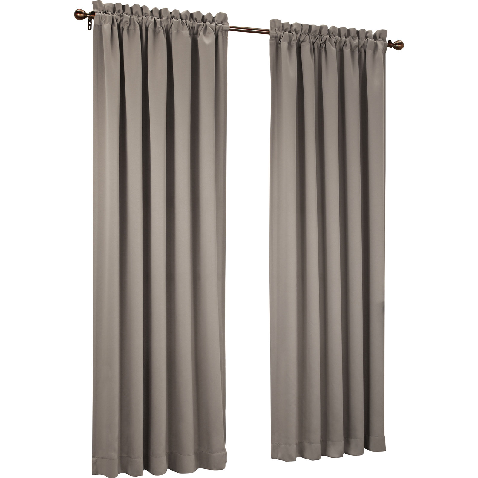 Millen Room Darkening Panel - Basics by Wayfair™, Stone, 1, 54" W x 95" L