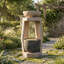 Outdoor Waterfall Fountain with Lights