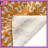 Orange Ornament Motif Blankets-130697293