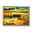 «Boat Pendant Evening Glow At The Lake VI», peinture sur toile-60160811-60160809