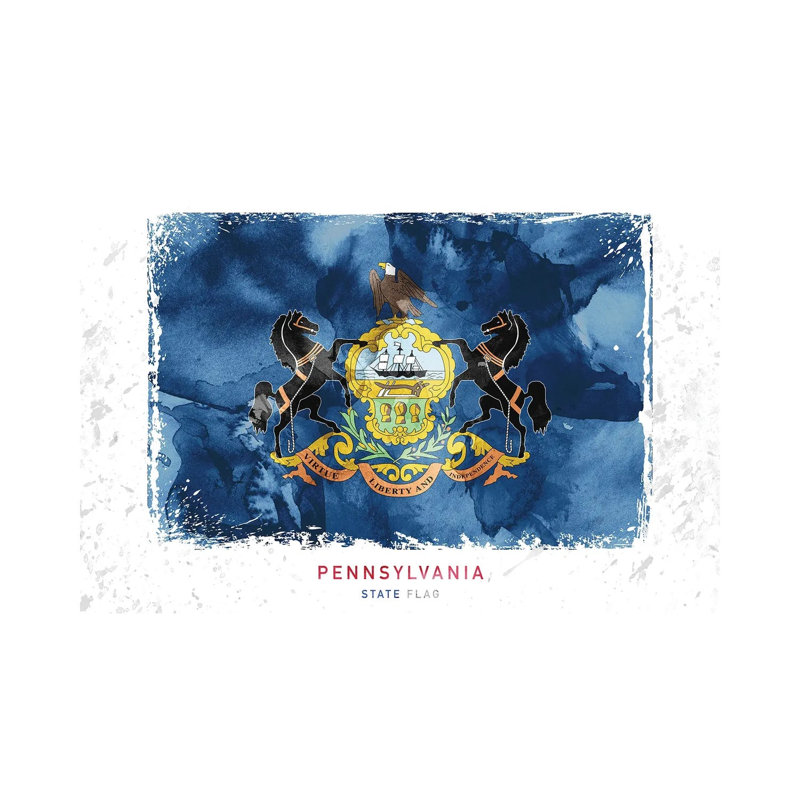 Pennsylvania - Wrapped Canvas Print, 152.5 cm H x 101.5 cm W