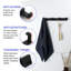 Stainless Steel J-Hook Robe/Towel Hook with 4 Post Hooks-109767887-126124177