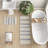 Asher Natural Cotton Blend Hand-Woven Texture 22x58'' Bath Rug with Non-Slip Backing-1066938038-1066511245