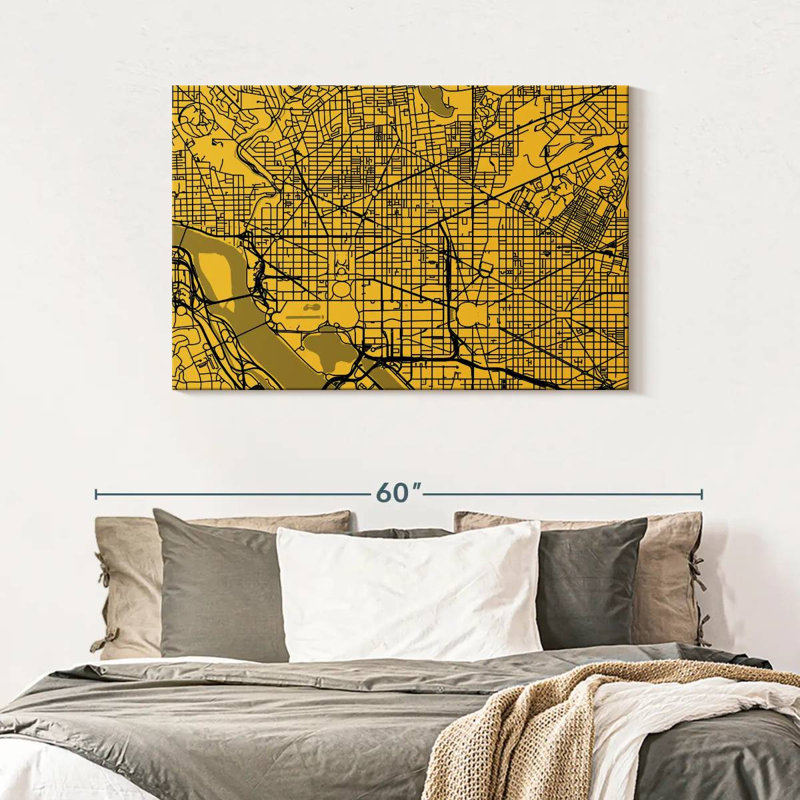 Aliaz Washington Urban Roadway Map