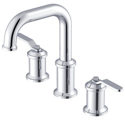 Gerber Kinzie 8 In. Widespread 2-handle Bathroom Faucet With Metal Touch Down Drain In Chrome