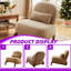 Fauteuil d'appoint en velours massif-318117461