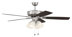 Brushed Polished Nickel/Walnut