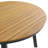 Bartha 5-Piece 45" Teak-Look Round Patio Dining Set with Wicker Chairs-1196944130