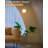 White Floor Lamp-Modern Standing Lamp For Living Room Bedroom, Opal Glass Lamp Shade, LED Bulb Included