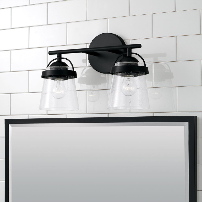 Madison 2 - Light Dimmable Vanity Light, Matte Black