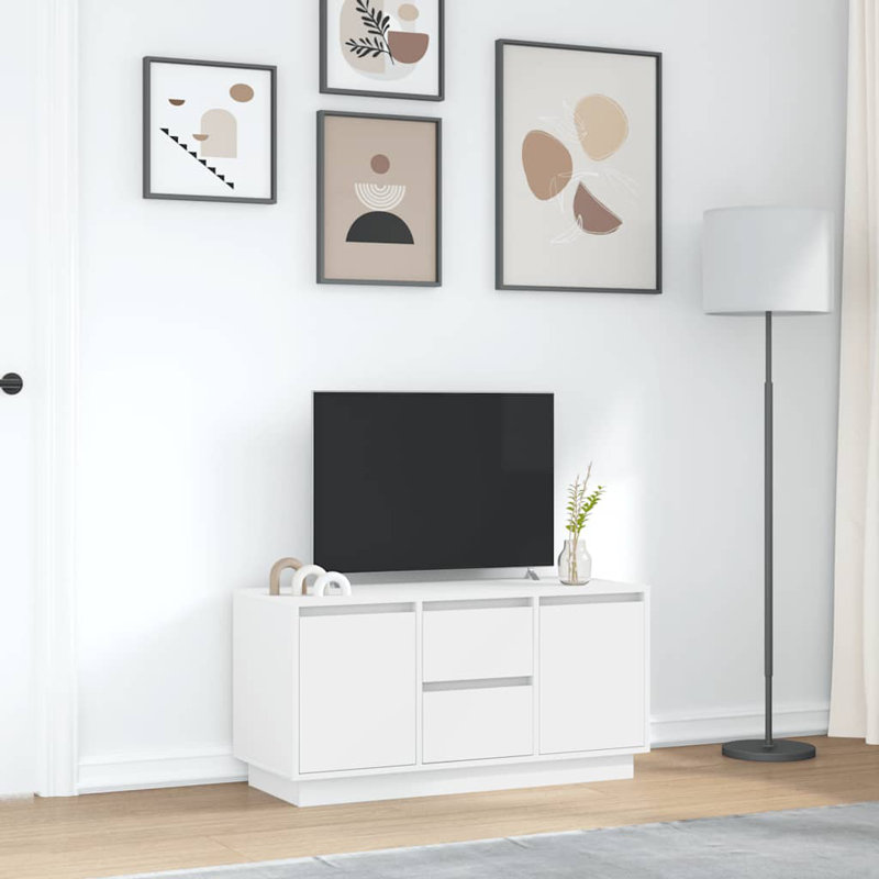 Anayelly Unfinished TV Stand for TVs up to 40", White