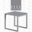 Table d'appoint d'extérieur Elle Decor Tropez, gris