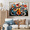 «Malisia Colorful surreal symphony II», reproduction sur toile