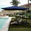 Parasol de patio carré en porte-à-faux 11 pi (sans base de parasol)-610484337