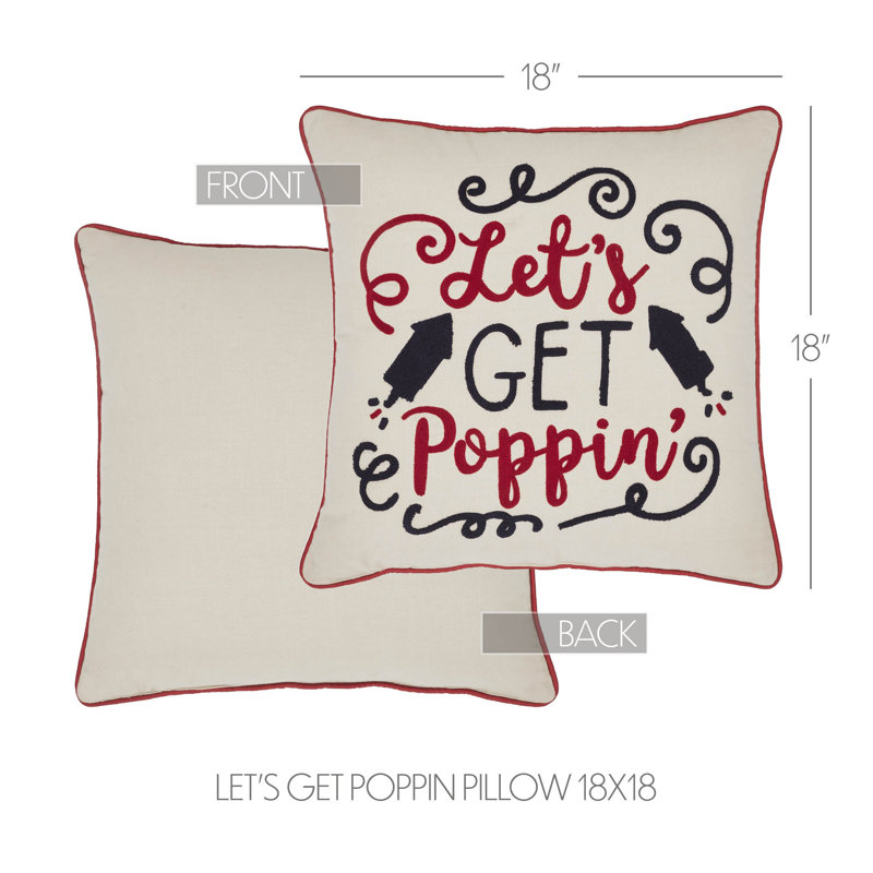Housse et insert de coussin carré en coton Timeless Classics