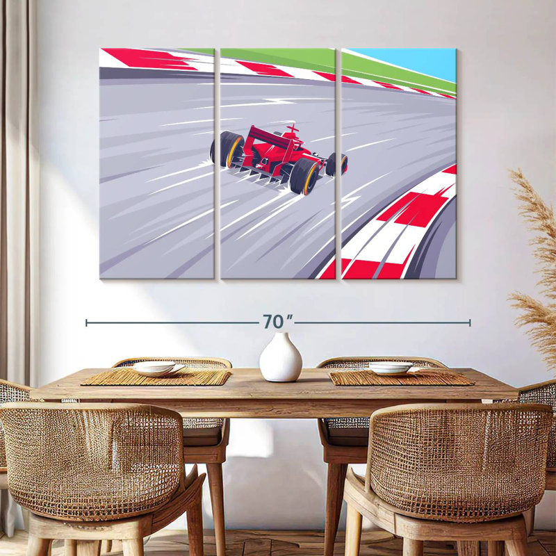 F1 Track, 20" H x 33" W