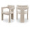 Chaise en chenille Exilda