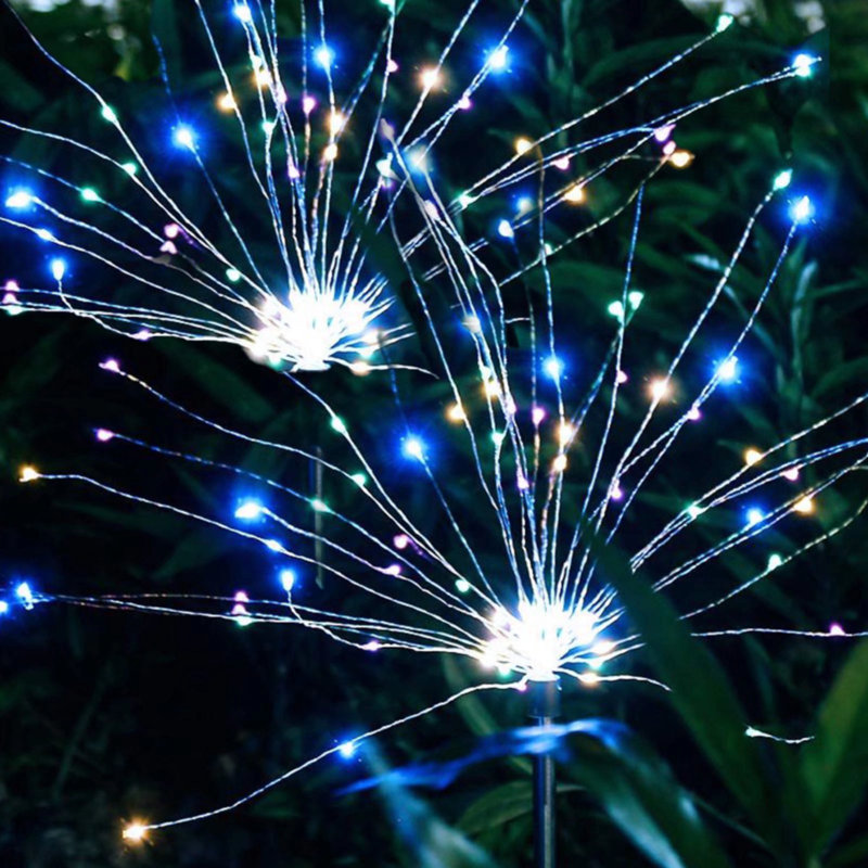 Solar Twinkle Luminary & Pathway Lights, Multicolor