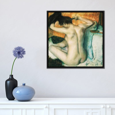 «Woman Combing Her Hair» par Edgar Degas, impression sur toile tendue