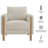Hawken Boucle Fabric Accent Armchair-117546403-117546404