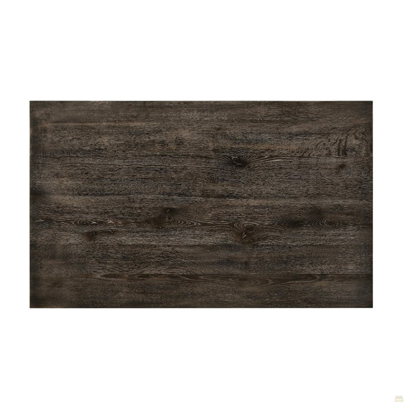 Weathered Grey Dining Table with Rectangular Top