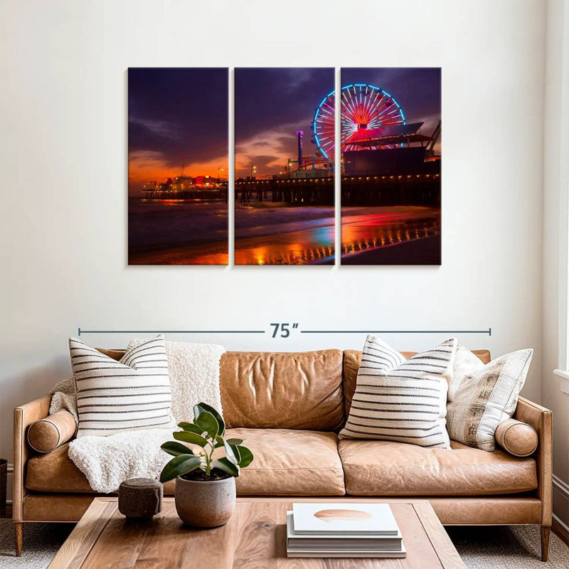 Kerner Santa Monica Pier Fair, 36" H x 57" W