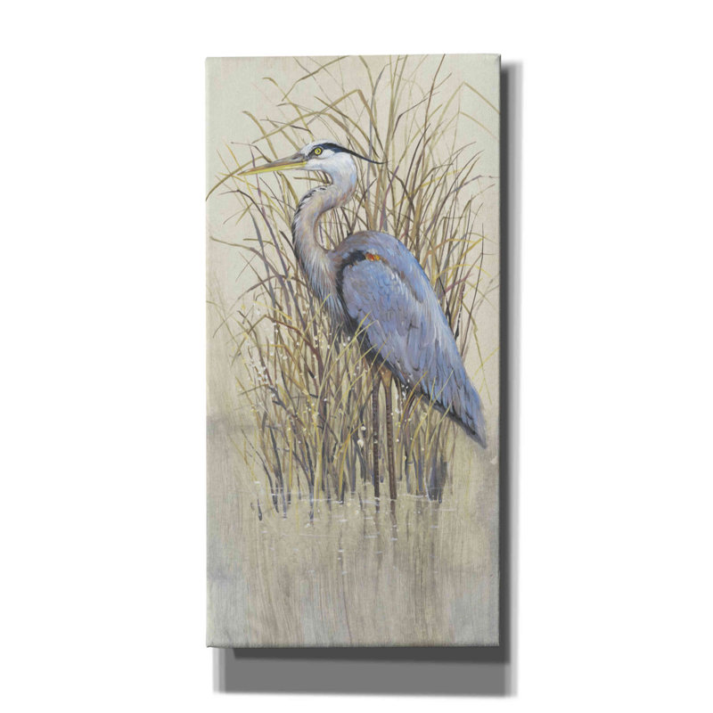 «Wading II» par Tim O'toole, art mural sur toile, H 60 po x l 30 po x P 1,5 po