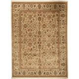 Hand Woven Silk and Wool Oriental Area Rug