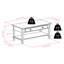 Table basse avec rangement Mccrea