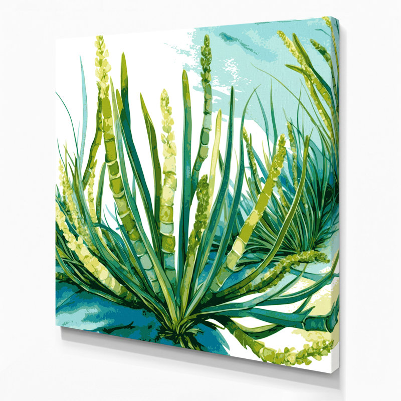 Légumes, art mural sur toile beige Samphire, H 12 po x l 12 po
