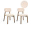 48cm H Polyester Upholstered Upholstered Back Accent