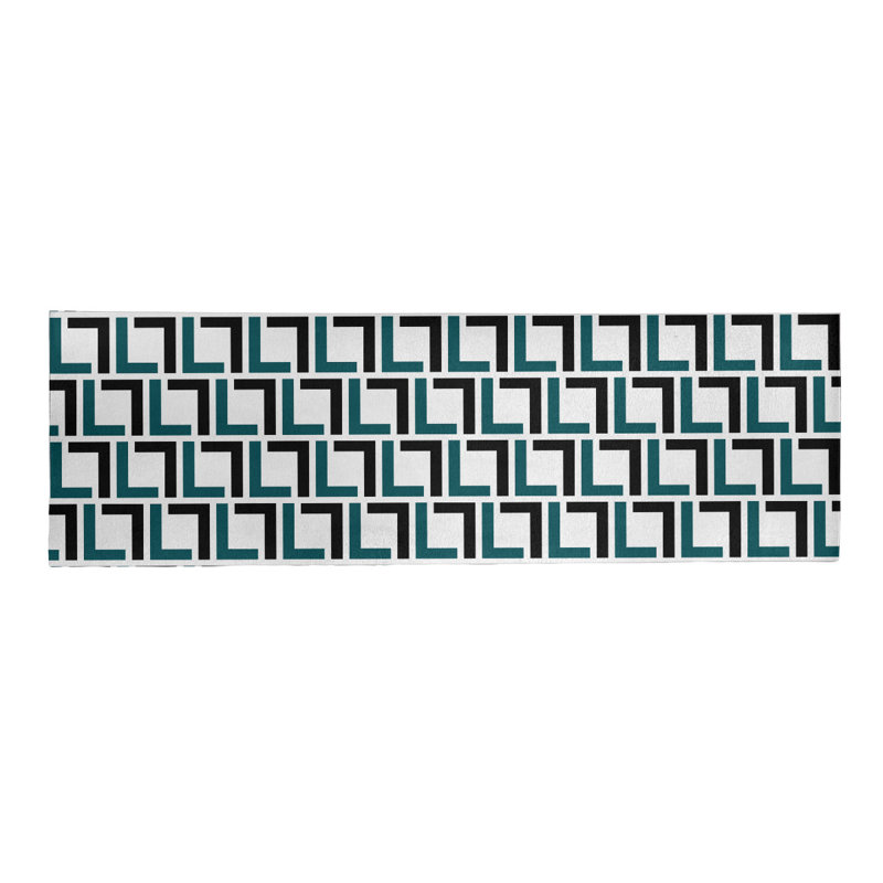 Tapis de couloir blanc