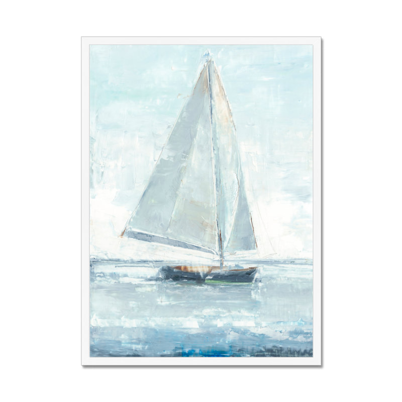 Sailor's Delight II 1 Piece Painting, 50cm H x 34cm W, White Framed Paper Print