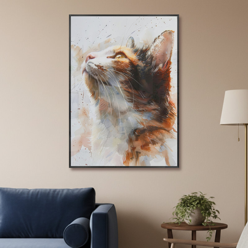 Single Picture Frame LED Illuminated Wall Art Wall Art on Glass / Aluminium, 60 cm H x 50 cm W