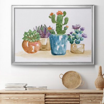Summer Succulents II - peinture encadrée