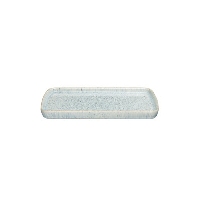 Halo Speckle Denby Small Rectangular Plate