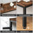 Console Table with Power Outlet Behind Couch Narrow Entryway Table-131100125-90455613