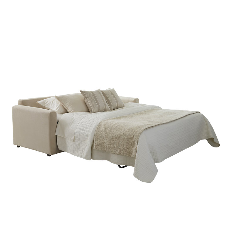 Upholstered Sleeper Sofa, 35" H x 77" W x 35" D