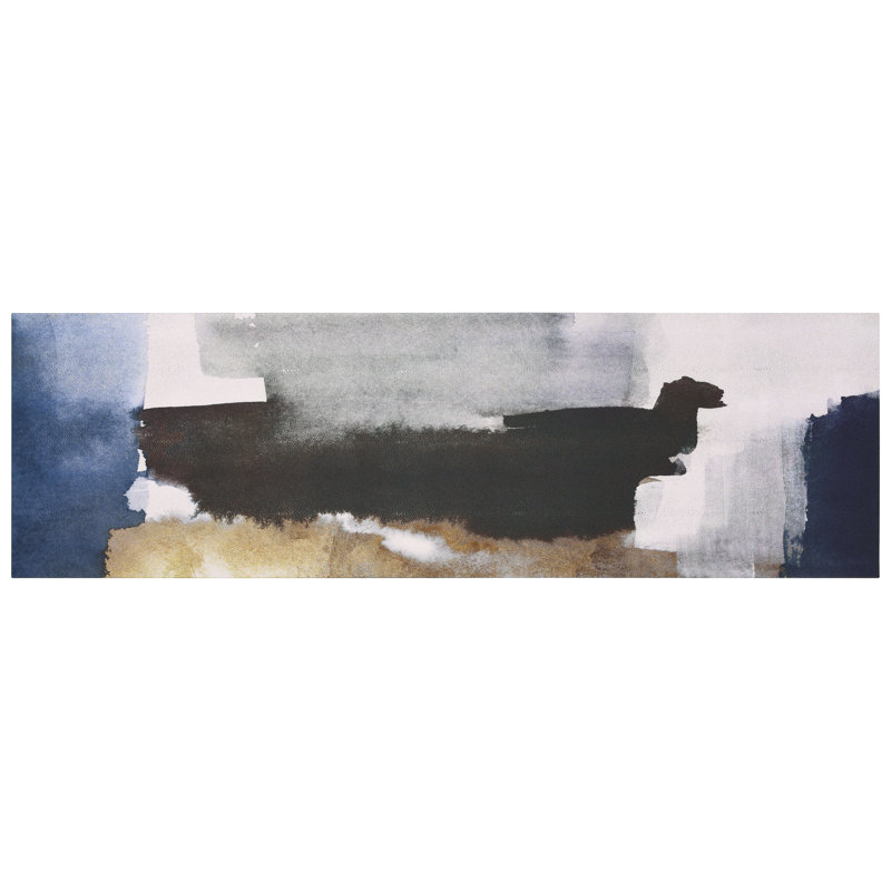 «Silver Elegance II», œuvre d'art abstraite sur toile chagrin argentée